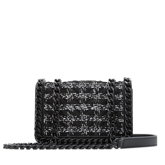 ALDO Women's Greenwald Crossbody Bag Contemporary Black White - Picture 1 of 6